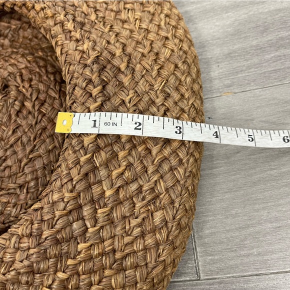 Helen Kaminski Straw Raffia Sun Hat Australia Natural Bohemian Boho Summer Beach - Picture 13 of 15